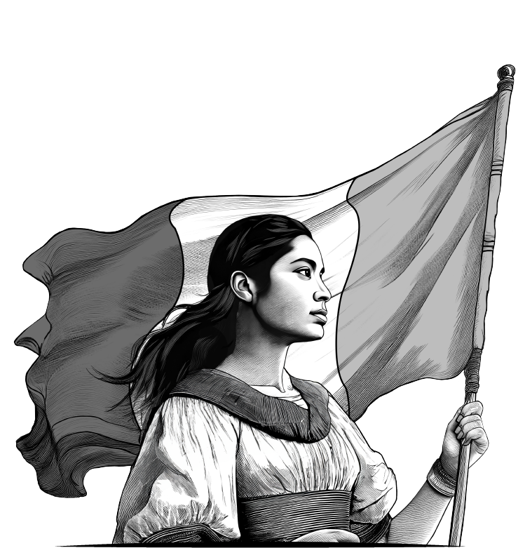 bandera mujer